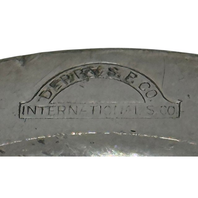 Antique Derby Silver Plate Company Footed Bowl Cherubs and Farming Design #762 For Sale - Image 9 of 12