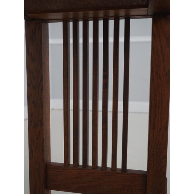 Stickley Mission Oak 2 Drawer Console Sofa Table For Sale - Image 9 of 18