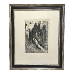 Vintage Marc Chagall "Granada" Restrike Etching, Collector's Guild Edition, Professionally Framed, 1960s