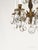Share Antique Teeny Tiny Twinkling 5 Arm 5 Light Brass Cut Lead Crystal Chandelier ~ Rewired ~ Restored ~ Rejuvenated ~ Ready to Hang ~ For Sale In South Bend - Image 6 of 12