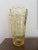 Glass Mid-Century Modern Cambridge/Manderin Gold Pressed Glass Vase in the Cascade Pattern Circa 1949-58 For Sale - Image 7 of 8