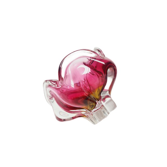 Decorative Bowl by J. Hospodka for Chribska Glassworks, Czechoslovakia, 1960s For Sale - Image 10 of 12