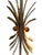 Black Mid-Century Modern Abstract Gold Starburst Table Lamp With Stone Base & Black Shade | Hollywood Regency For Sale - Image 8 of 9