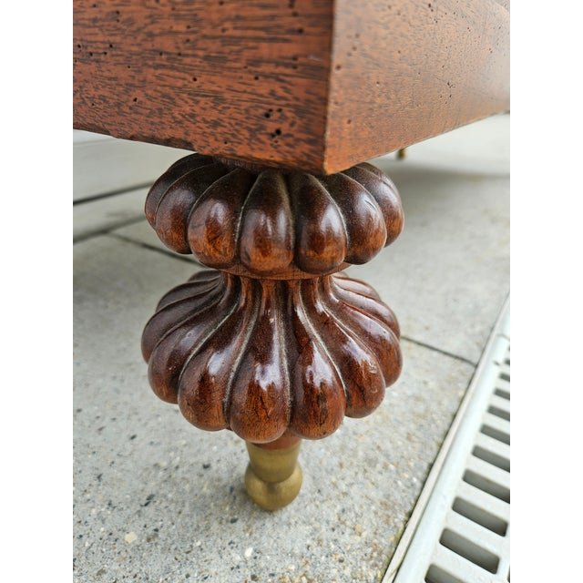 Baker Furniture Milling Road Mahogany Tall Dresser For Sale - Image 9 of 13