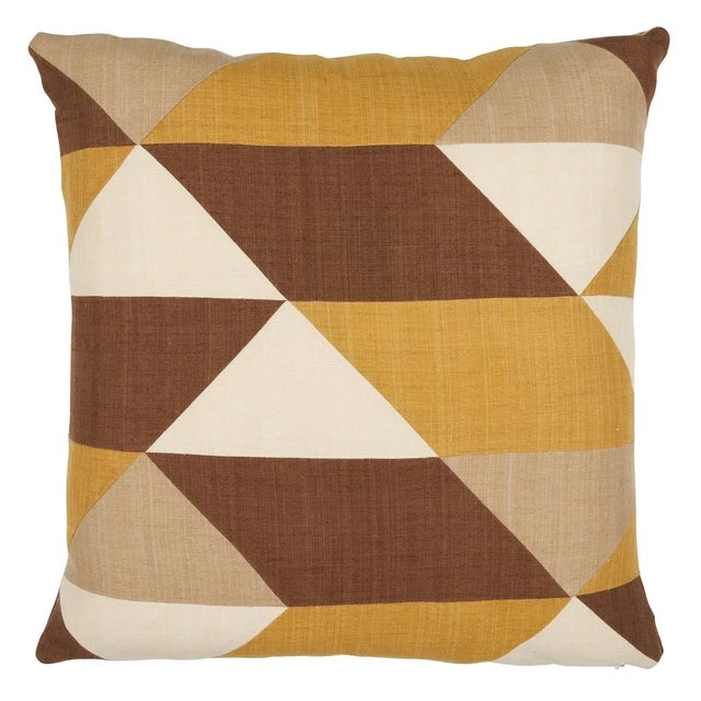 Modern Schumacher Erindale 22" Pillow in Spice For Sale - Image 3 of 3