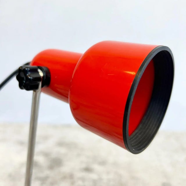 Mid-Century Red Spotlight Desk Lamp from Habitat For Sale - Image 4 of 10