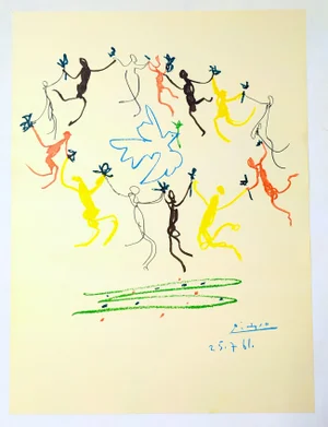 Pablo Picasso, La Ronde de la Jeunesse, Lithograph, 1961