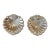 Mid 20th Century Pair of Silver Shell Form Dishes For Sale
