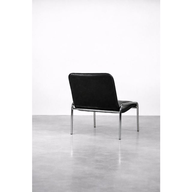 Vintage Minimalist Chrome Armchairs from Thonet, 1970s, Set of 2 For Sale - Image 14 of 18