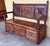 Baroque 19th Spanish Carved Large Hall Bench with Storage For Sale - Image 3 of 18