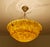 Art Deco Amber Glass Pendant Light, 1930s For Sale - Image 11 of 18