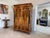 Restored 2-Door Empire Cabinet with Columns - Antique Designer Piece. Dimensions: Height x Width x Depth 189 x 134 x 67...