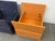 2000 - 2009 Purple + Orange Peg Board Storage Tables on Casters, Set of Two For Sale - Image 5 of 12
