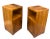 Art Deco Figured Walnut Nightstands, 1930s, Set of 2 For Sale - Image 4 of 11