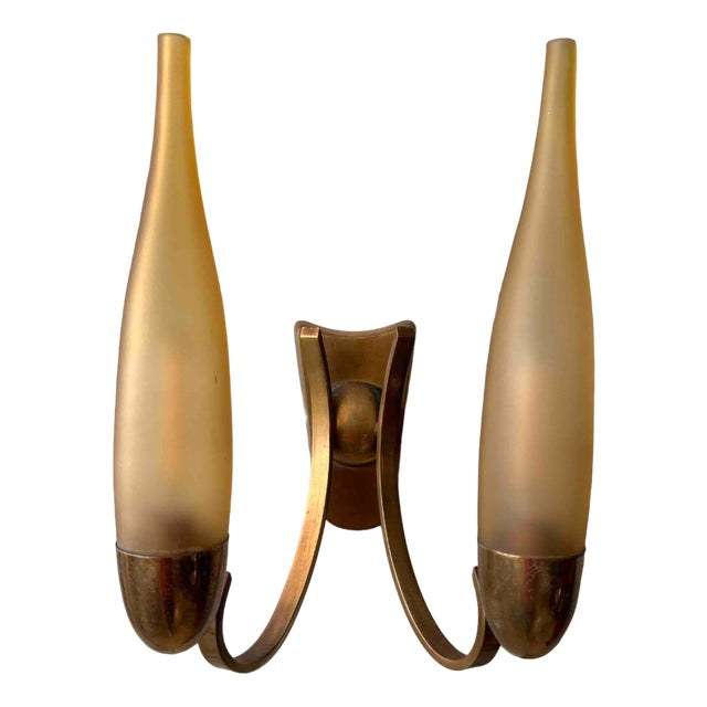 Vintage Italian Sconce attributed to Angelo Lelli for Arredoluce, 1950s, set of 3 For Sale