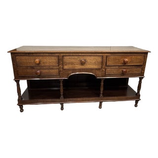18th Century Welsh Dresser Base For Sale