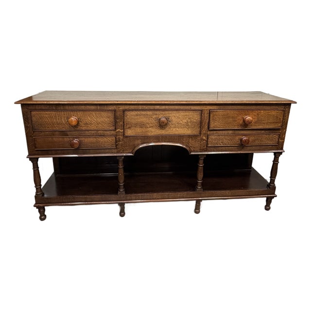 18th Century Welsh Dresser Base For Sale