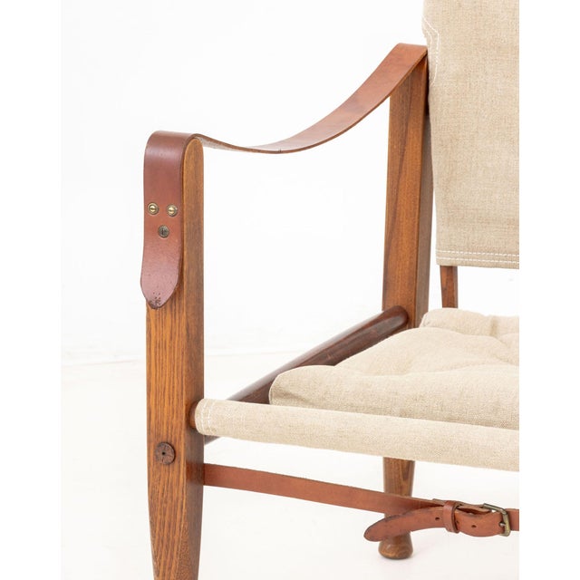 Kaare Klint Kaare Klint Model Kk47000 Safari Lounge Chair For Sale - Image 4 of 8