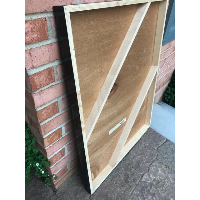 Late 20th Century Artisan Made Lacquered Picasso Print ‘Reading’ - 34” X 26” For Sale - Image 5 of 6