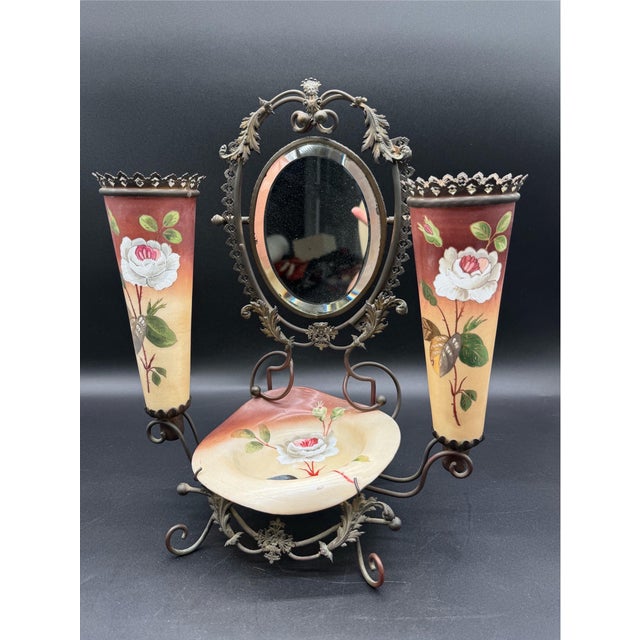 Metal 19th C French Palais Royal Dresser Caddy For Sale - Image 7 of 16