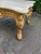 1940s Italian Baroque Rococo Gold Beech Marble Coffee Table 1pc For Sale - Image 6 of 11