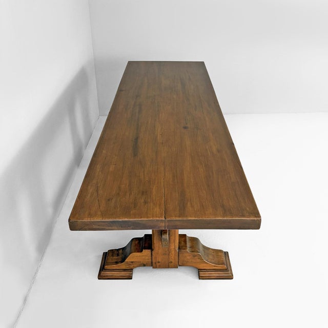 Mid-Century Modern Italian Wooden Dining Table, 1970s For Sale - Image 6 of 18