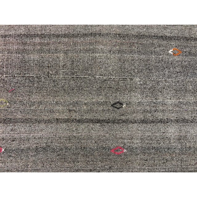 1960s Vintage Turkish Naturel Kilim Rug- 7′3″ × 11′6″ For Sale - Image 6 of 7