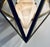 Modern Baltic Modern Alabaster and Satin Brass Geometric Lens Pendant Light For Sale - Image 3 of 5