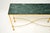 Vintage French Brass and Marble Console Table, 1970s For Sale - Image 6 of 11
