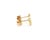 Tiffany and Co. Mid 20th Century Pair of Tiffany & Co. Elsa Peretti Mini Apple Stud Earrings in 18k Yellow Gold For Sale - Image 4 of 6