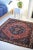 1940s Leon Tribal Square Rug, 4.8 x 5.9 For Sale - Image 10 of 11