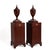 Neoclassical 104 George III Style Telescoping Knife Urns Pedestal Cabinet Wine Cisterns Book Matched - A Pair For Sale - Image 3 of 18