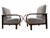 Set of Art Deco Armchairs by Jindrich Halabala for Up Závody, 1930s For Sale