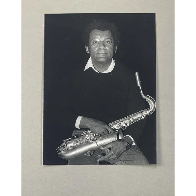 Rolf Hans Frankfurt 1938 - 1996 Basel Anthony Braxton, Amiens, March 1989 signed on the Mount and dated Verso signed,...