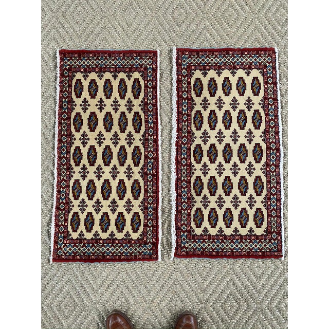 Vintage Persian Tribal Accent Rugs- 1′12″ × 2′12″ For Sale - Image 11 of 13