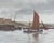 Realism Oil on Canvas Harbor Painting by Alexander Webster For Sale - Image 3 of 8