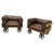 Industrial Wood Framed Club Chairs, 1970, Set of 2 For Sale - Image 9 of 9