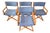 Set of Four Vintage Director Chairs For Sale