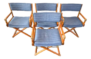 Set of Four Vintage Director Chairs