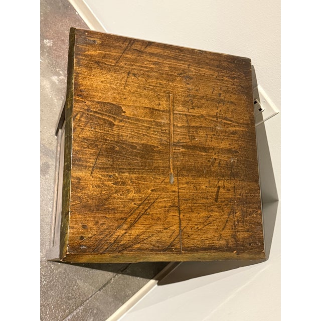 Vintage Primitive Wood Apothecary-Style Five-Drawer Cabinet For Sale - Image 9 of 14