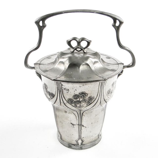 Art Nouveau Biscuit Box from Orivit, Germany, 1900s For Sale - Image 7 of 17