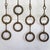 Metal Rustic 19th Century Sculptural Farmers Chains Set of Six For Sale - Image 7 of 10