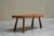 Wabi-Sabi Live Edge Coffee Table in Oak, 1960s For Sale - Image 6 of 11