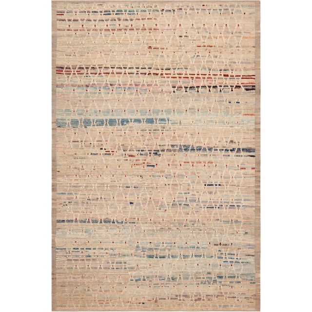 Elegant Modern Contemporary Rug, Country of origin: Central Asia, Circa date: Modern