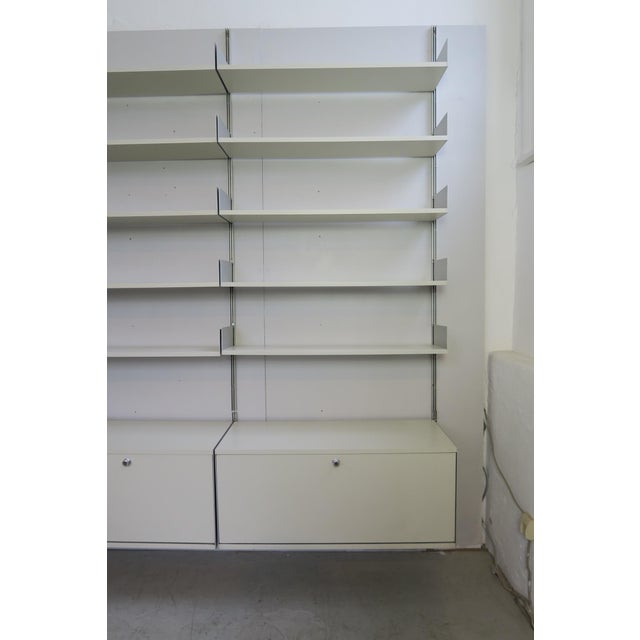 Silver Wall Shelf by Dieter Rams for Vitsoe, 1960s For Sale - Image 8 of 18