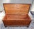 Brown Vintage Lane Art Deco Walnut Cedar Trunk Hope Chest Blanket Chest Bed Bench For Sale - Image 8 of 18