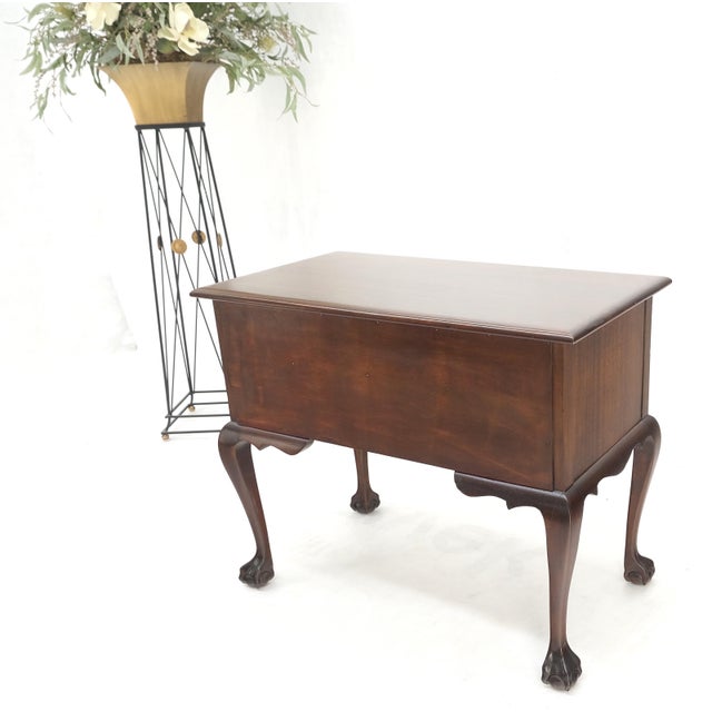 Charak Solid Mahogany 5 Drawers Low Bow Dresser Cabinet Dresser MINT!