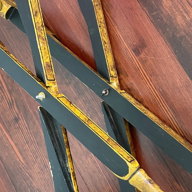 Faux Bamboo Table Base Grain Painted For Sale In Tampa - Image 6 of 6