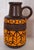 1970s Vintage Orange Ceramic Vase, 1970s For Sale - Image 5 of 5