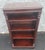 1940s Frankson Furniture Mahogany Chippendale 4-Tier Narrow Bookcase Bookshelf For Sale - Image 4 of 9